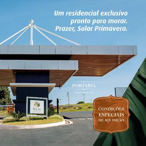 Piratininga Solar Primavera Terreno Venda R$165.000,00 Condominio R$400,00  Area do terreno 450.00m2 